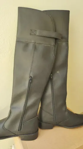 Bota montaria preta fivela tamanho 37 usada