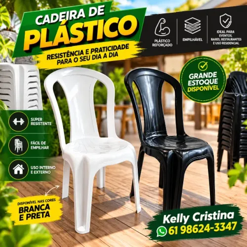 Cadeira de Plástico - Melhor Custo-Benefício