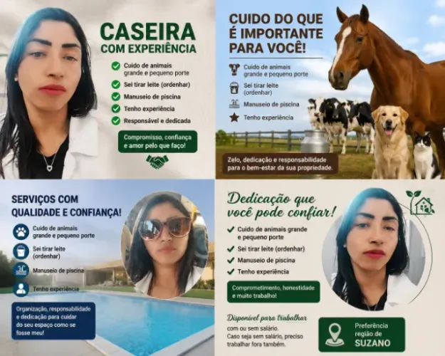 Caseira com Experiência - Suzano