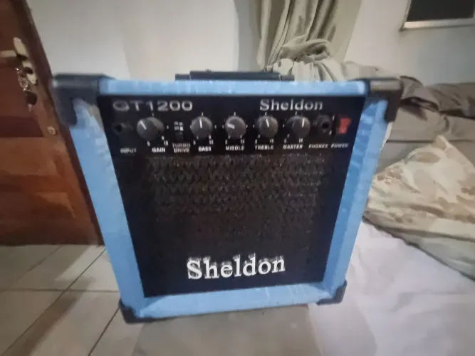 Amplificador amplificador Cubo Sheldon GT1200, compacto de 15W RMS