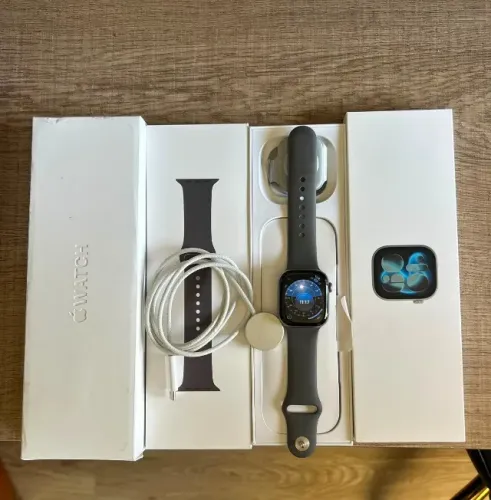 Apple Watch Series 11 GPS 42mm Space Gray Completo na caixa, Bateria 100% e Garantia Apple