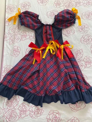 Vestido junino tamanho 6 anos