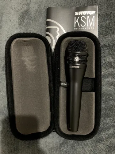 SHURE  KSM 8 NOVO NO CASE  / 100% ORIGINAL  COR PRETA 