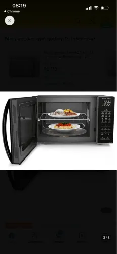 MICROONDAS PANASONIC 28L DUPLA REFEIÇÃO
