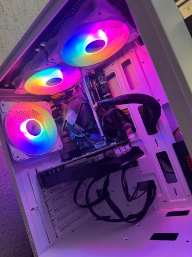 PC Gamer Completo Branco RGB - GTX 1050 Ti + SSD + Kit Gamer | Pronto para Jogar