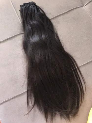 Mega Hair Brasileiro Cabelo Castanho escuro Natural 