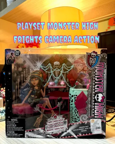 Playset Monster High Frights Camera Action ORIGINAL Mattel