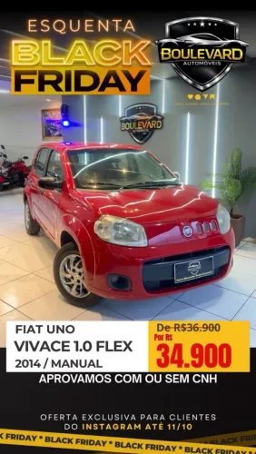 Fiat Uno Vivace Celeb. 1.0 EVO F.flex 8V 5P 2014