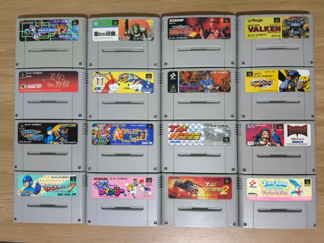 Jogos de super Nintendo SNES SFC Famicom Originais