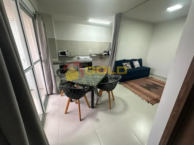 Apartamento Mobiliado para Locação em Uberlândia, Morumbi, 2 dormitórios, 1 suíte, 2 banhe