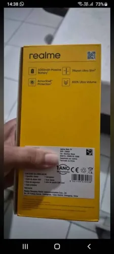 Realme Note 70 256GB Com 2 mês de uso. Sem nota fiscal.