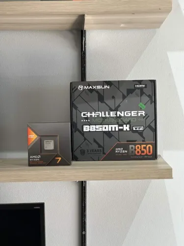 Kit Upgrade | Ryzen 7 8700G + Placa Mãe Maxsun B850M-K WIFI - Loja FH