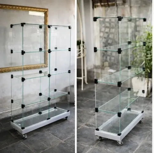IMPERDÍVEL PRA SAIR HJ! Vitrine/Estante de Vidro para Loja e Decoração