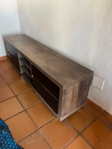 Rack com 4 Gavetas - 180x44x60cm - Usado, Poucas Marcas