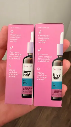 2 frascos de Oléo Capilar Envy Hair Sérum de Crescimento