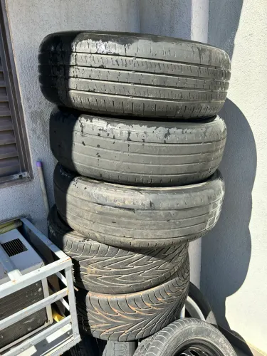 5 pneus por 50 reais Tudo ( 245 70 16 e 235 40 19 ) 
