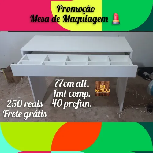 Promoção mesa de maquiagem 