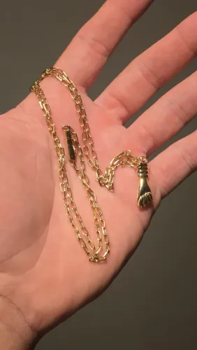 Corrente de ouro 18k de fábrica
