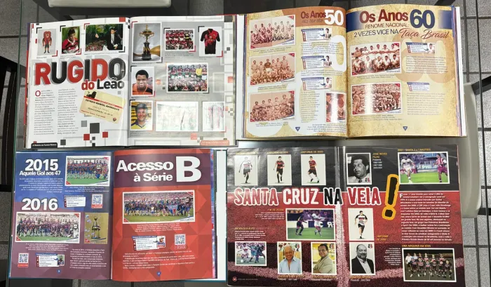 PACOTE DE ÁLBUM HISTÓRIA FORTALEZA, SANTA CRUZ E CAMPEONATO BAIANO