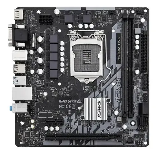 Placa Mãe Asrock H510m-hvs R2.0 Intel Lga 1200 Matx Ddr4