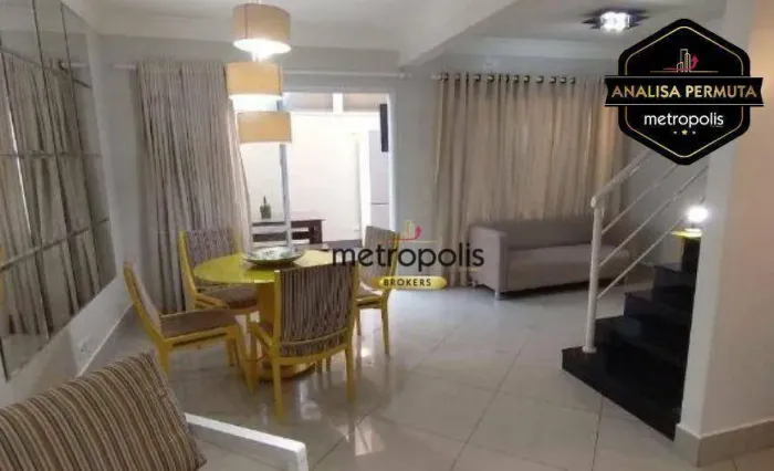 Sobrado com 4 dormitórios à venda, 133 m² por R$ 750.000,00 - Parque Oratório - Santo Andr