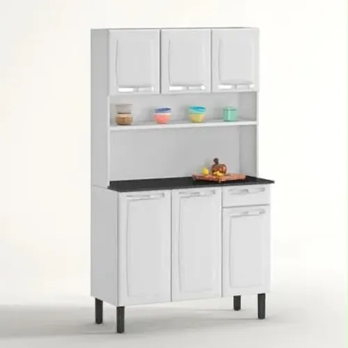 Armário de cozinha em aço