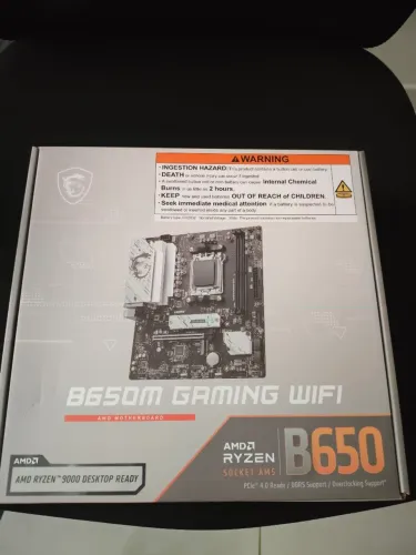 Placa Mãe MSI B650M Gaming Wi-fi AM5 DDR5