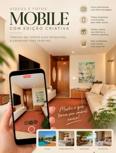 Fotos e vídeos Mobile para Airbnb