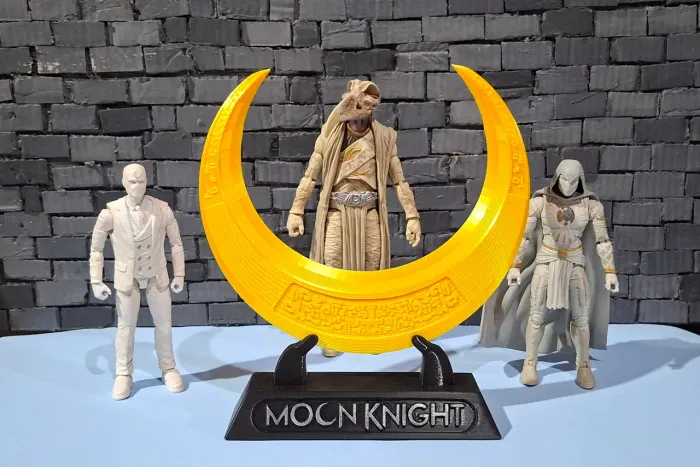 Marvel Legends Logo Cavaleiro da Lua Moonknight usado em coleção