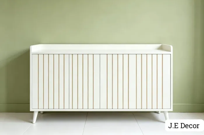 Aparador frizado 4 portas em mdf