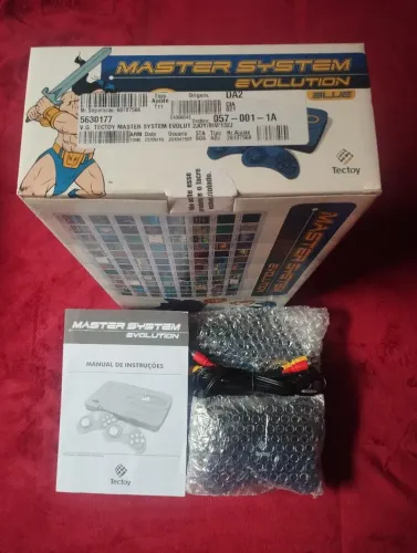 Master System Evolution novo 132 jogos na memória 