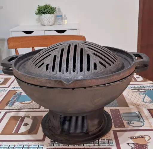 Panela Gengiskan ferro fundido