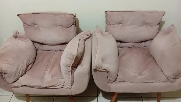 Conjunto de Poltronas Opala + acessório