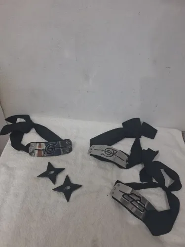 Combo bandanas naruto para cosplay fantasia de anime adulto e infantil