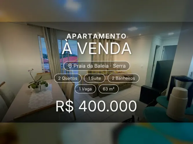 Conforto e qualidade de vida: apartamento 2 quartos na Praia da Baleia