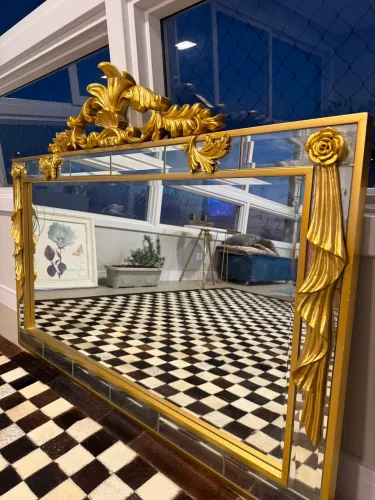 Espelho estilo veneziano Medidas: 1,20 x 0,70