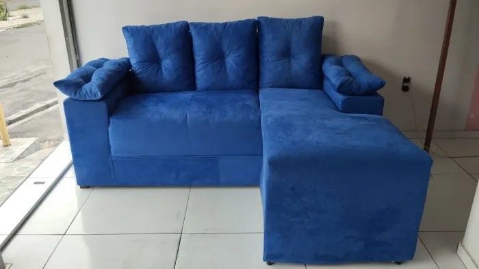 Promoção imperdível de 1200 por 1000 Sofá Shase 3 lugares novo bem espaçoso 