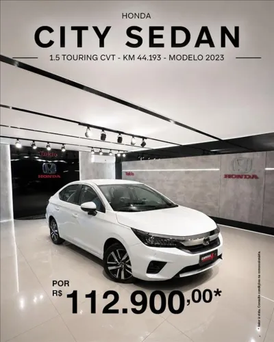 Honda City Sedan Touring 1.5 Flex 16V 4P Aut. 2023