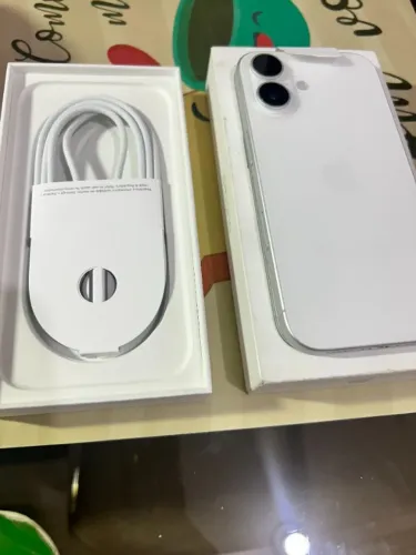 celular iphone 16 plus novo na caixa cor branco