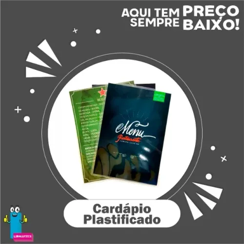 Cardápios e comandas que valorizam seu negócio.