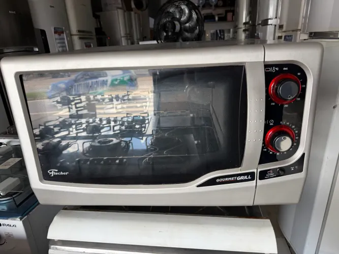 Forno elétrico Fischer 46 litros inox combino entrega 