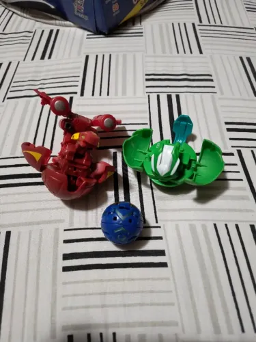 kit 3 bakugans originais helix dragonoid plitheon vulcan