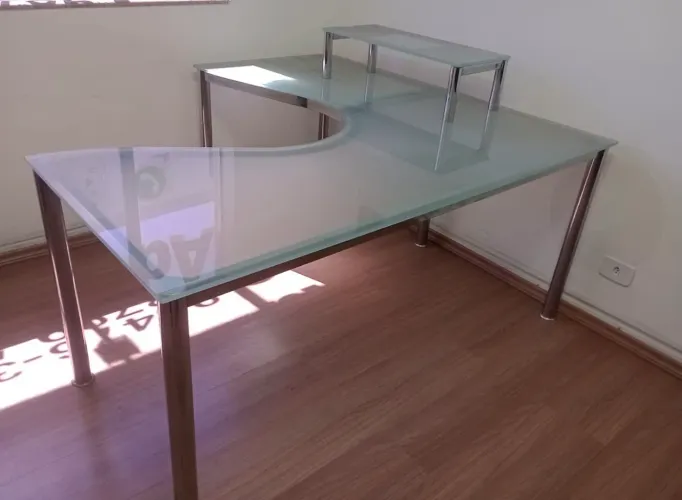 Mesa de Vidro Tok&Stok - Oportunidade leia o anúncio