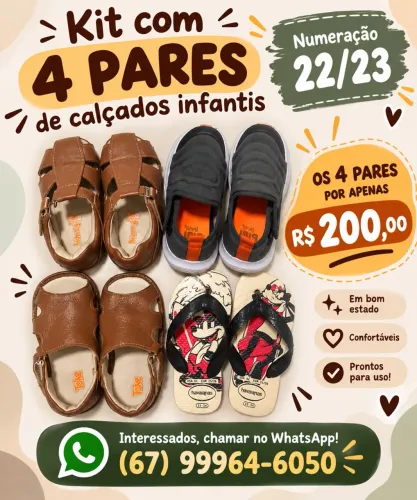 Calçados infantis