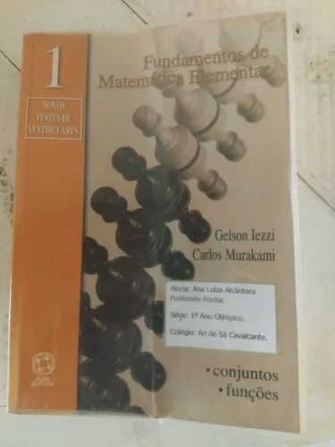 Livro de Matemática- Fundamentos da Matemática volume 1