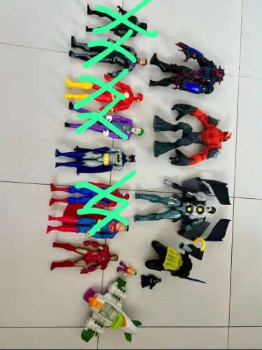 Heróis DC e marvel