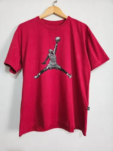 Camisa Camiseta Nike Jumpman Jordan Vermelha