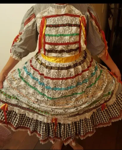Vestido de festa junina adulto