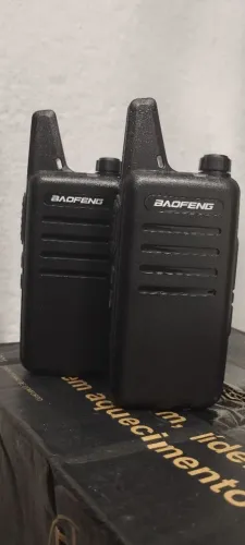 NOVO 2x walkie talkie rádio comunicador BAOFENG