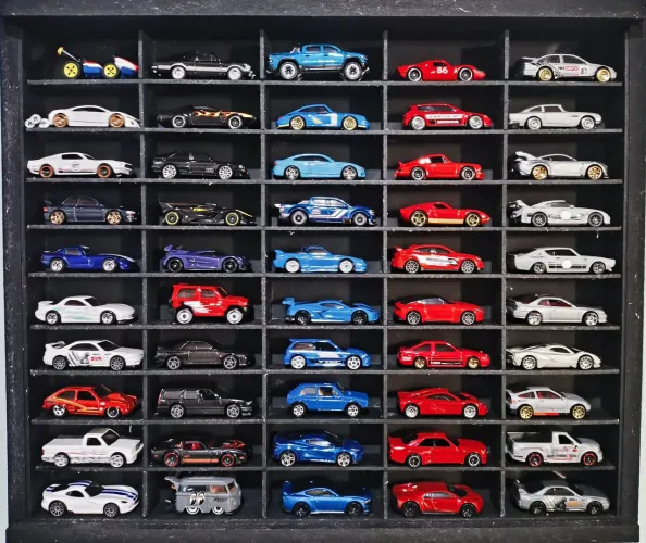 Coleção de miniaturas Hotwheels